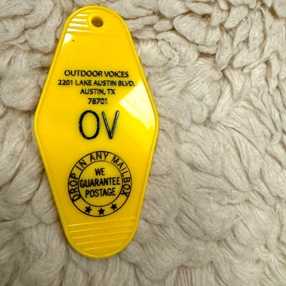 Outdoor Voices Keychain